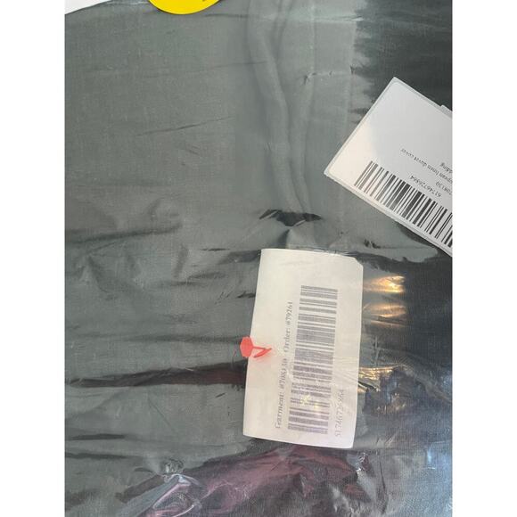 Quince Cotton Slub Room Darkening Curtain 48X96 Grey New# C5 - Picture 5 of 5